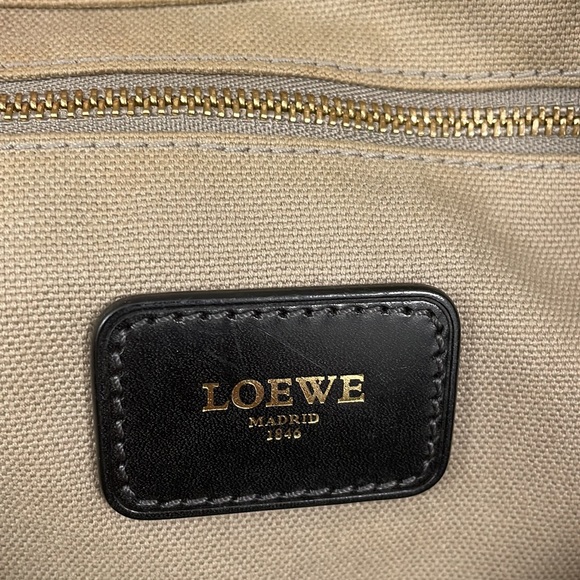 Loewe Black Printed Anagram Tote Bag - Picture 12 of 17